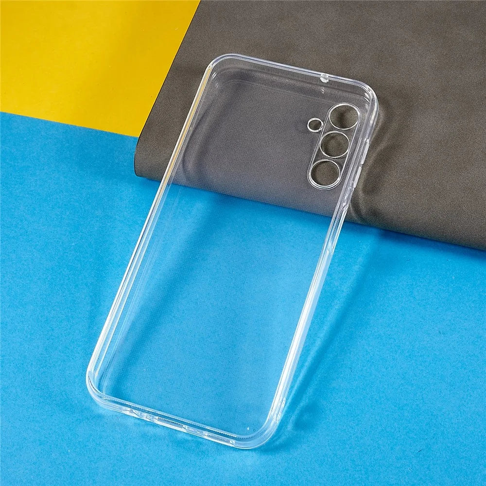 Anti-Scratch TPU Phone Case For Samsung Galaxy A14 5G / A14 4G 2.0mm Thickness Watermark-Free Anti-Drop Transparent Cell Phone Cover - 5
