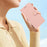For iPhone 16 Plus Wallet Case Diamond Texture Leather Stand Flip Phone Cover with Wrist Strap - Pink - 5
