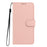 For iPhone 16 Plus Wallet Case Diamond Texture Leather Stand Flip Phone Cover with Wrist Strap - Pink - 7