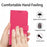 For iPhone 16e  /  17e Wallet Case Diamond Texture Leather Stand Flip Phone Cover with Wrist Strap - Rose - 4