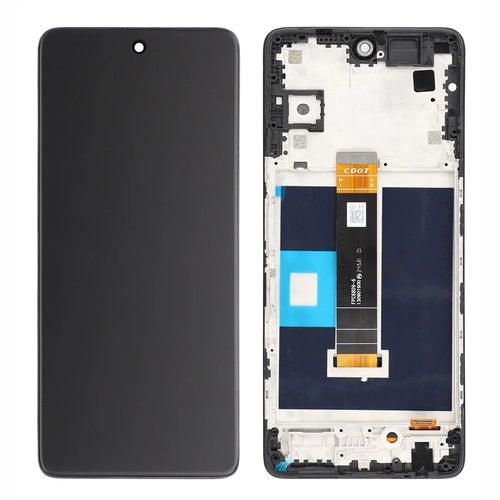 For TCL 60 XE NxtPaper 5G T705M, T705M1 OEM Grade S LCD Screen and Digitizer Assembly + Frame, Frosted Screen (Without Logo) - 1
