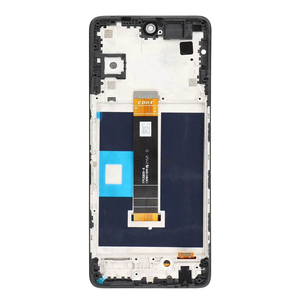For TCL 60 XE NxtPaper 5G T705M, T705M1 OEM Grade S LCD Screen and Digitizer Assembly + Frame, Frosted Screen (Without Logo) - 3