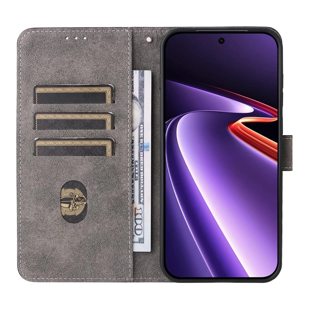 For OnePlus Ace 6 Ultra 5G Case Wallet RFID Blocking PU Leather Phone Cover Stand with Strap - Black - 2