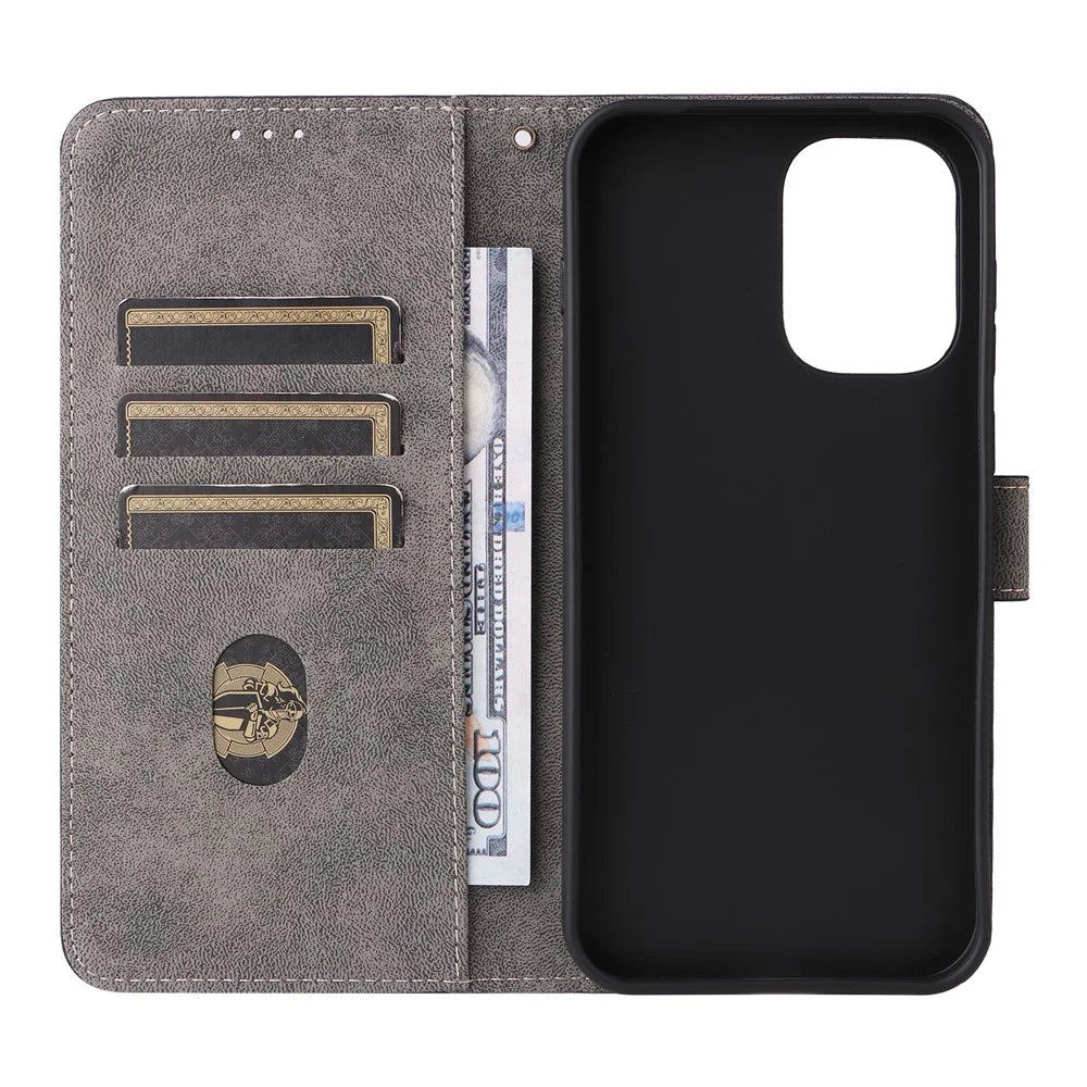 For OnePlus Ace 6 Ultra 5G Case Wallet RFID Blocking PU Leather Phone Cover Stand with Strap - Black - 3