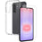 NORTHJO For Samsung Galaxy A27 5G Case Soft TPU Clear Phone Cover with Tempered Glass Screen Protector - Transparent - 1