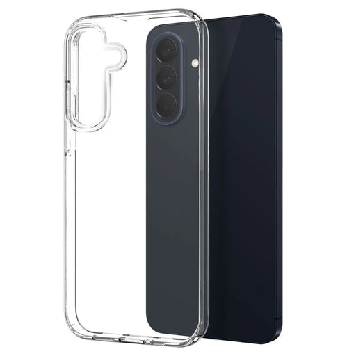 NORTHJO For Samsung Galaxy A57 5G Case Soft TPU Clear Phone Cover with Tempered Glass Screen Protector - Transparent - 2