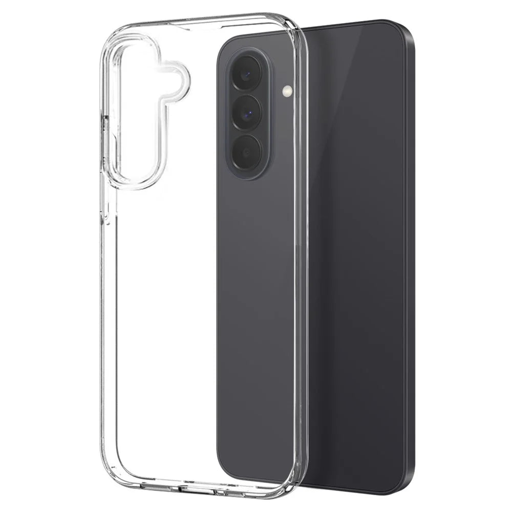 NORTHJO For Samsung Galaxy A27 5G TPU Phone Case Set with Front Screen Protector + Lens Film - Transparent - 2