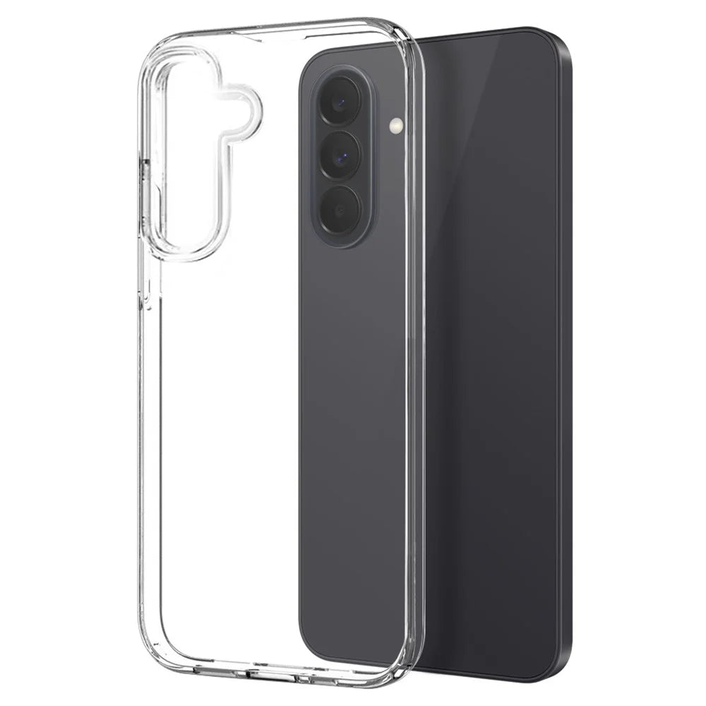 NORTHJO For Samsung Galaxy A27 5G TPU Phone Case with 2Pcs Front Screen Protector + 2Pcs Lens Film - Transparent - 2