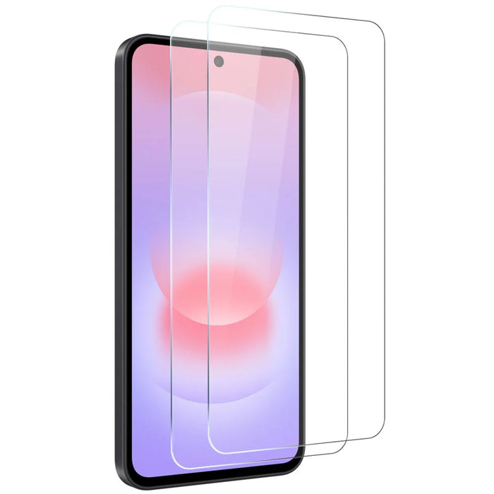 NORTHJO For Samsung Galaxy A27 5G TPU Phone Case with 2Pcs Front Screen Protector + 2Pcs Lens Film - Transparent - 3