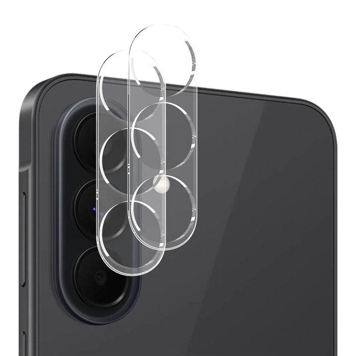 NORTHJO For Samsung Galaxy A27 5G TPU Phone Case with 2Pcs Front Screen Protector + 2Pcs Lens Film - Transparent - 4