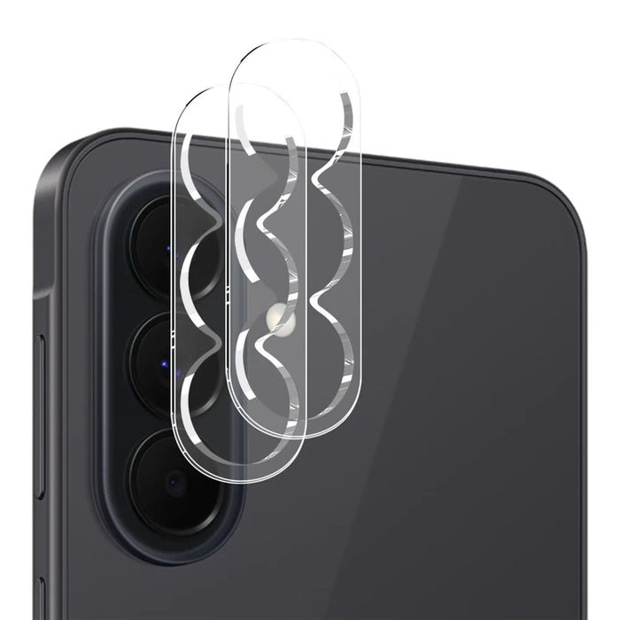 NORTHJO For Samsung Galaxy A37 5G TPU Phone Case with 2Pcs Front Screen Protector + 2Pcs Lens Film - Transparent - 4