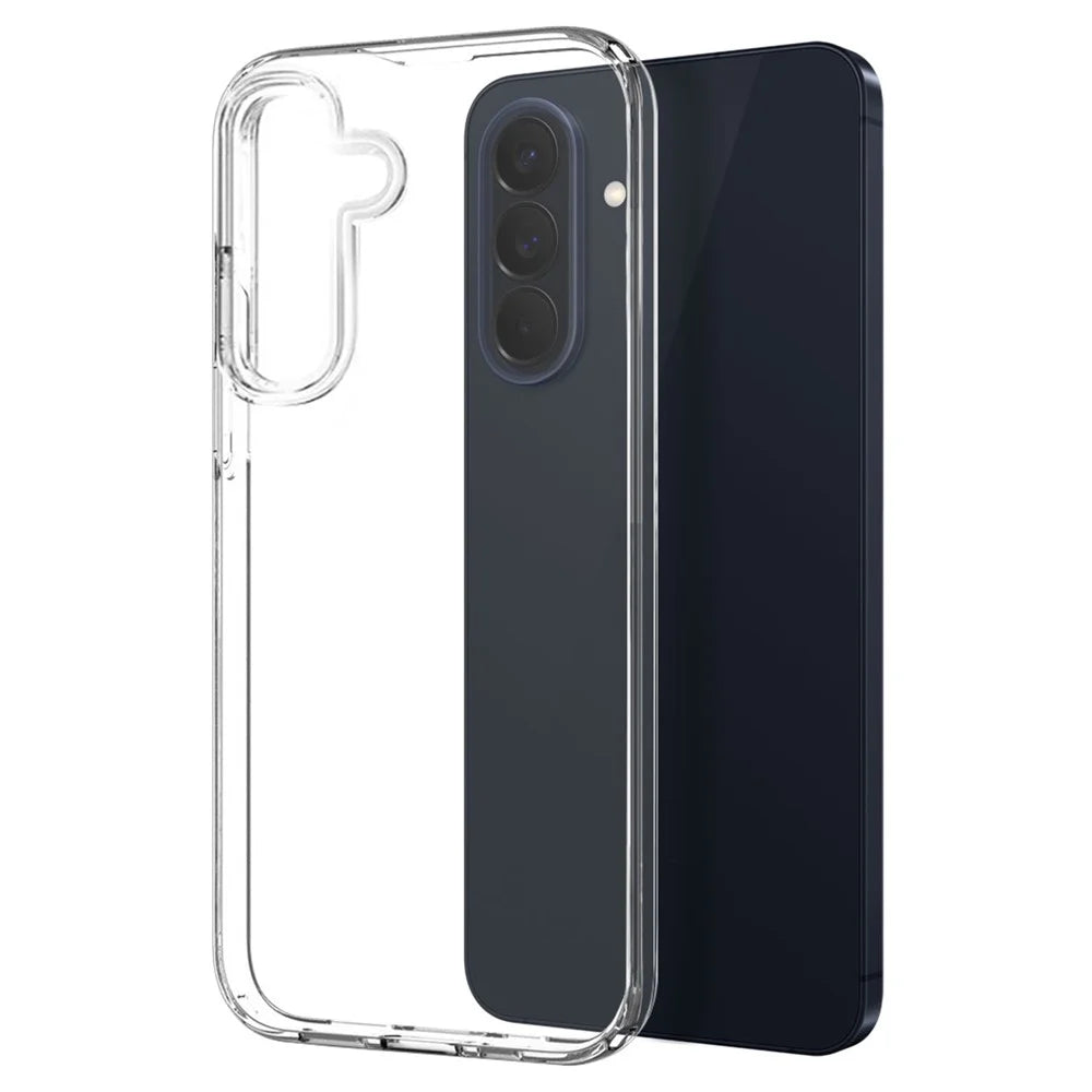 NORTHJO For Samsung Galaxy A57 5G TPU Phone Case with 2Pcs Front Screen Protector + 2Pcs Lens Film - Transparent - 2