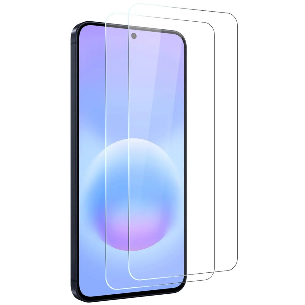 NORTHJO For Samsung Galaxy A57 5G TPU Phone Case with 2Pcs Front Screen Protector + 2Pcs Lens Film - Transparent - 3