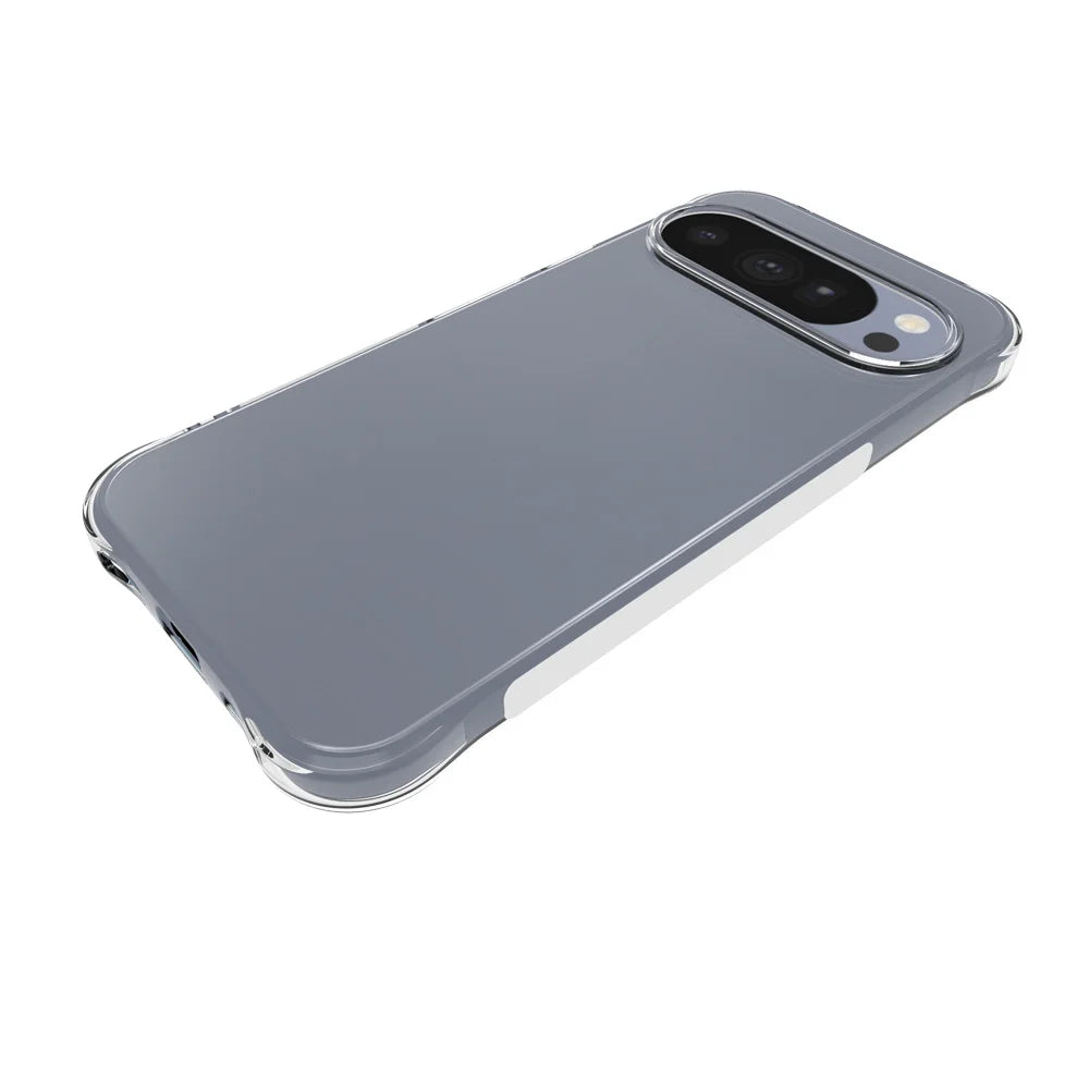 WANLONFENG for Google Pixel 11 Pro Case with 2Pcs Tempered Glass Films  WL2 Series  2.0mm TPU Phone Cover (Big Lens Hole) - Transparent - 4