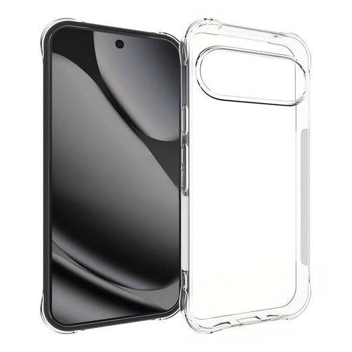 WANLONFENG for Google Pixel 11 Pro XL Case  WL Series 2.0mm Clear TPU Cover with Tempered Glass (Big Lens Hole) - Transparent - 2