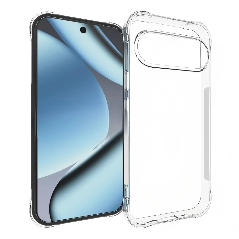 WANLONFENG for Google Pixel 11 Pro Case  WL Series 2.0mm Clear TPU Cover with Tempered Glass (Big Lens Hole) - Transparent - 2
