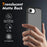 For iPhone 17e / 16e Case Translucent Matte Anti-Fingerprint PC + TPU 2 in 1 Phone Protective Cover - Black - 2