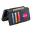 CASENEO MW-03 for Nothing Phone (4a) Magnetic Case Detachable Leather Phone Wallet Cover - Black - 4