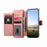 For Samsung Galaxy S26 Case RFID Blocking Detachable Magnetic Leather Phone Cover with Ring Holder - Pink - 3