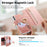 For Samsung Galaxy S26 Case RFID Blocking Detachable Magnetic Leather Phone Cover with Ring Holder - Pink - 7
