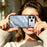 EYCASE For iPhone 17 Pro Max Magnetic Case Marble Pattern TPU + Acrylic Shockproof Phone Cover - Blue Gold Sand Marble Pattern - 6