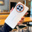 Phone Case For OnePlus Ace 5 5G / Ace 5 Pro 5G / 13R 5G Leather Texture PC + TPU Anti-slip Protective Cover - White - 3