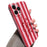 For iPhone 15 Pro Max Case Colorful Stripe Pattern Shockproof Hard PC Phone Cover - Letter - 1
