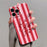 For iPhone 15 Pro Max Case Colorful Stripe Pattern Shockproof Hard PC Phone Cover - Letter - 3