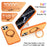 For iPhone 16 Pro Max Magnetic Case Ring Holder Kickstand PC + TPU Dual-Layer Protective Phone Cover - Orange - 7