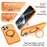For iPhone 15 Pro Magnetic Case Ring Holder Kickstand PC + TPU Dual-Layer Protective Phone Cover - Orange - 7