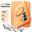 For Samsung Galaxy A57 5G Magnetic Case Ring Holder Kickstand PC + TPU Dual-Layer Protective Phone Cover - Orange - 3