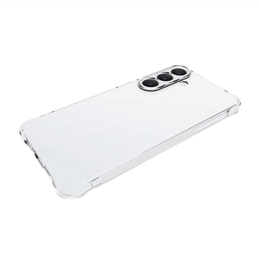 For Samsung Galaxy S26 FE TPU Case Non Slip Anti Drop Phone Cover - Transparent - 2