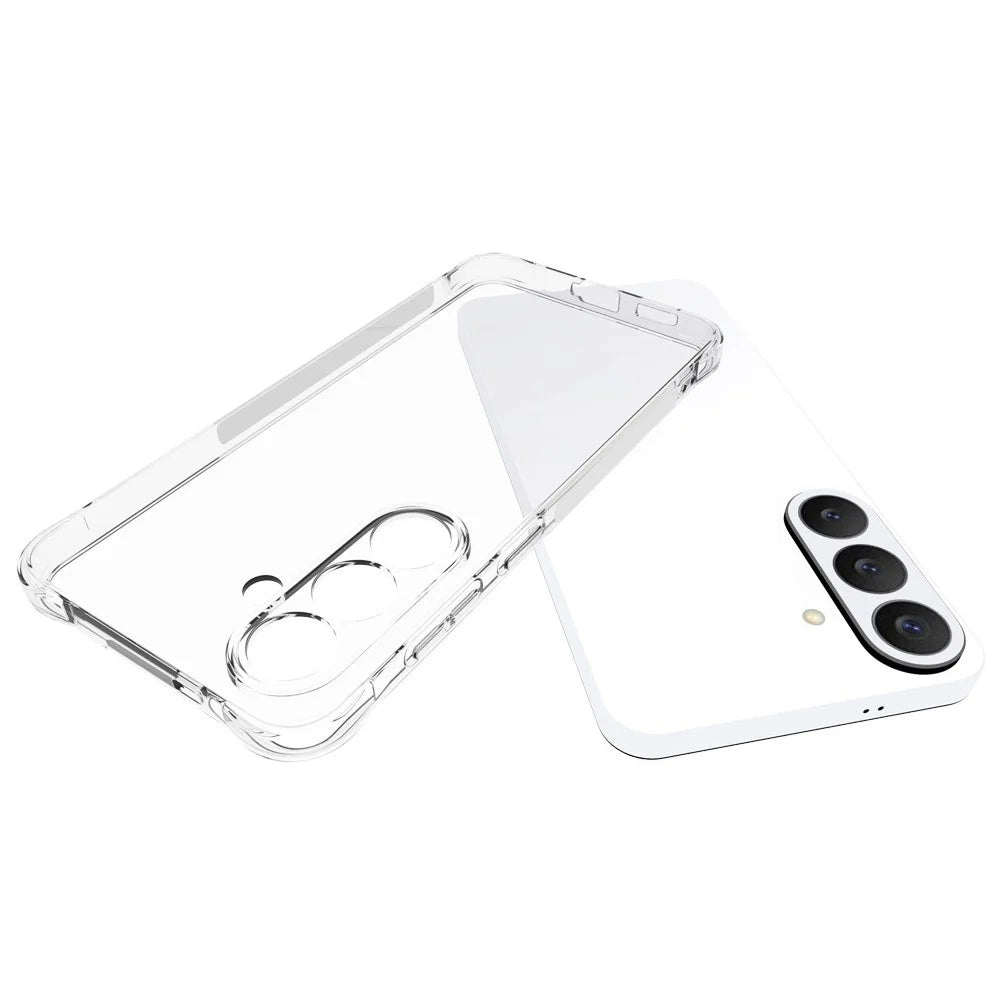 For Samsung Galaxy S26 FE TPU Case Non Slip Anti Drop Phone Cover - Transparent - 4