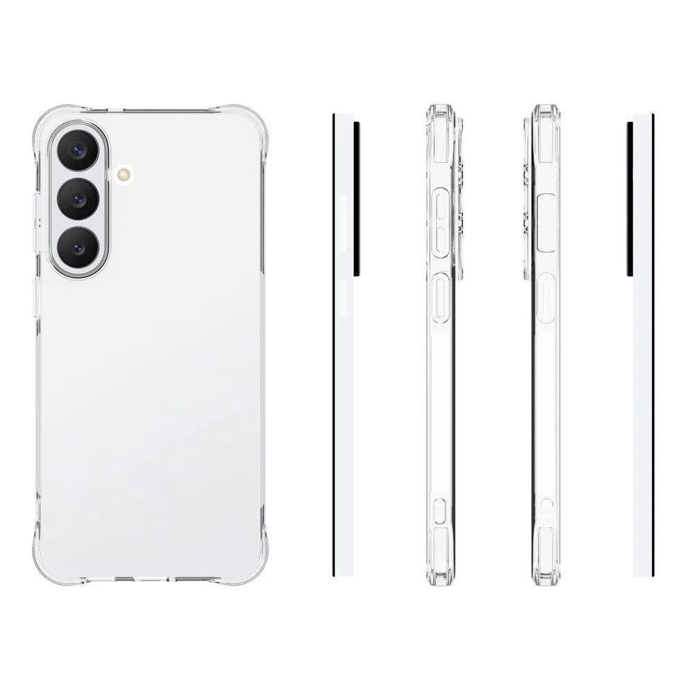 For Samsung Galaxy S26 FE TPU Case Non Slip Anti Drop Phone Cover - Transparent - 5