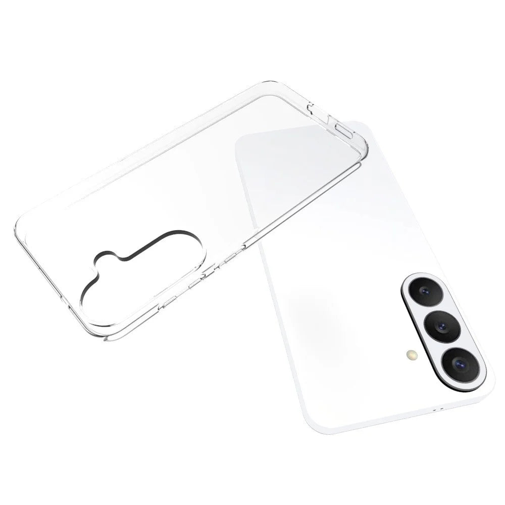 For Samsung Galaxy S26 FE Case Watermark Resistant TPU Phone Back Cover - Transparent - 2
