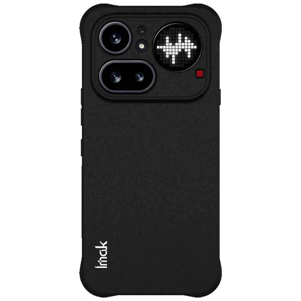 IMAK For Nothing Phone (4a) Pro Case TPU Phone Cover Airbag Shockproof Protection - Matte Black - 2