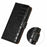 For OnePlus Nord CE6 Lite 5G  /  Realme P4x 5G Case RFID Blocking Wallet Crocodile Texture Genuine Cow Leather Phone Cover - Black - 5