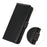 For OnePlus Nord CE6 Lite 5G  /  Realme P4x 5G Case RFID Blocking Genuine Cow Leather Wallet Phone Cover - Black - 5