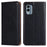 For Nokia X30 5G PU Leather Anti-scratch Phone Case Foldable Stand Wallet Magnetic Auto Closing Cover - Black - 1