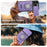 For iPhone 16 Pro Case with Slide Camera Cover Ring Kickstand PC + TPU Phone Shell - Purple - 6
