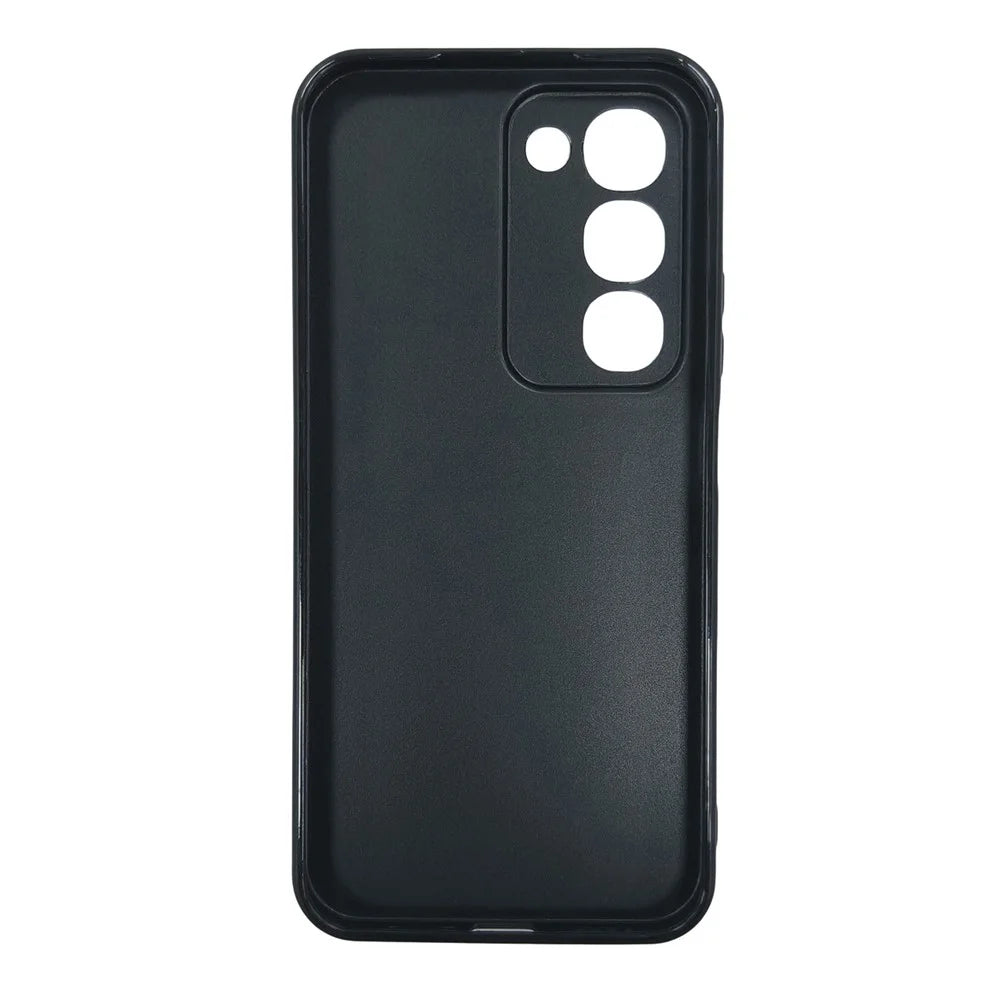 25Pcs For Realme C100 4G Phone Case 1.2mm TPU Matte Phone Cover - Black - 2