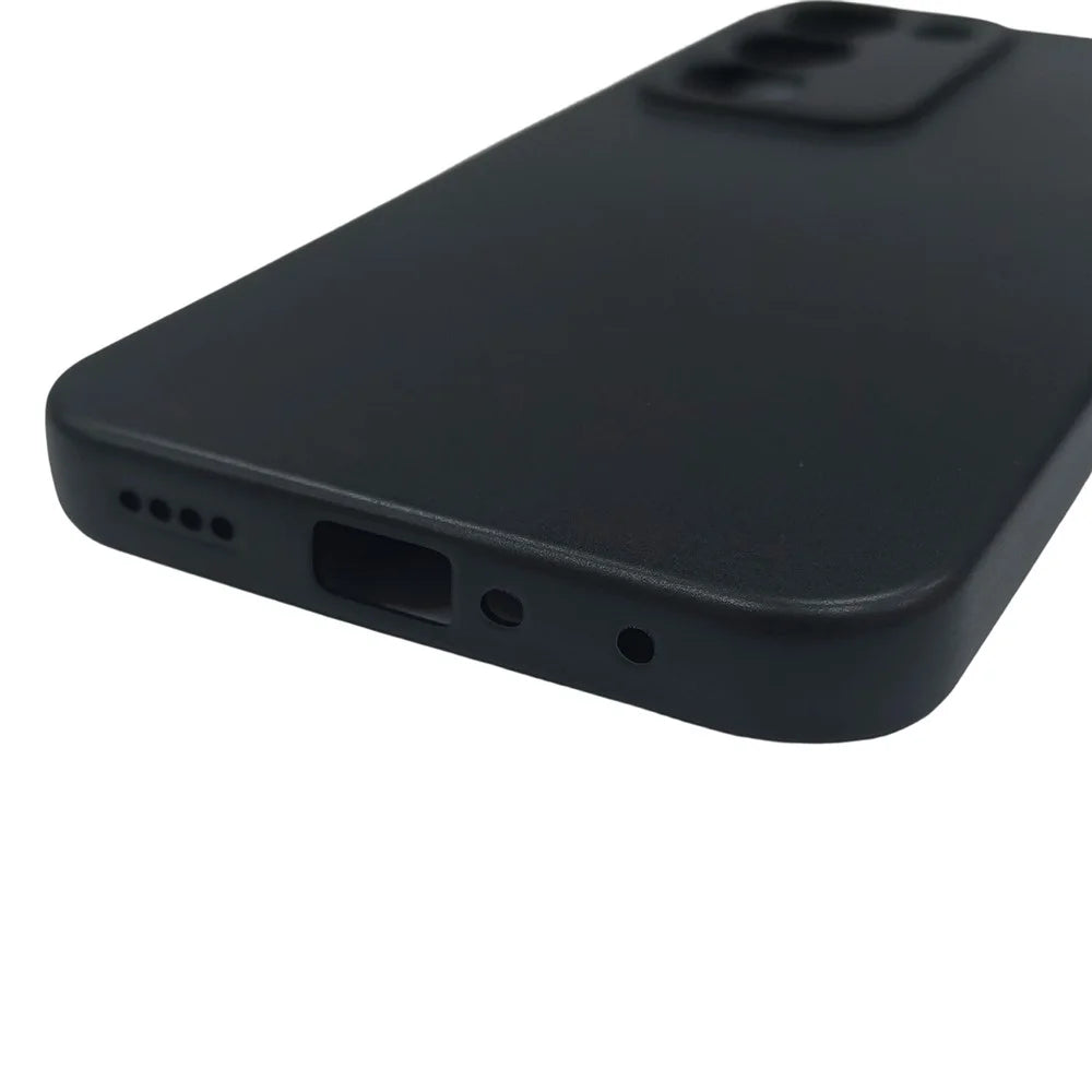 25Pcs For Realme C100 4G Phone Case 1.2mm TPU Matte Phone Cover - Black - 6