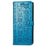For Natural AI Phone Case Flip Wallet Leather Phone Cover with Cute Cat Dog Pattern - Blue - 5