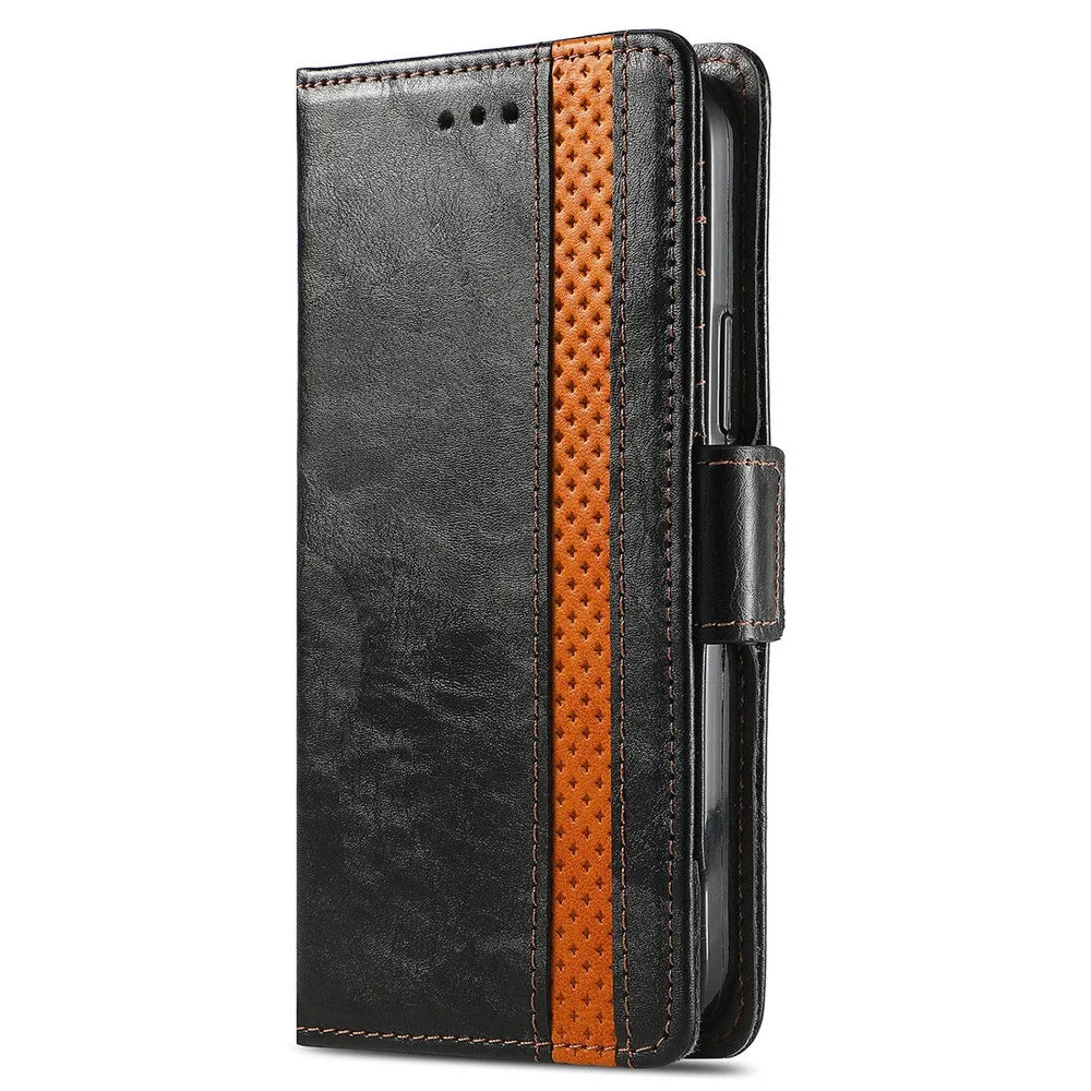 CASENEO For Natural AI Phone Phone Cases PU Leather Cover Stand with RFID Blocking Wallet - Black - 5