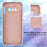 For Nothing Phone (4a) Magnetic Case Glitter TPU Shockproof Phone Cover with Lanyard - Pink - 3