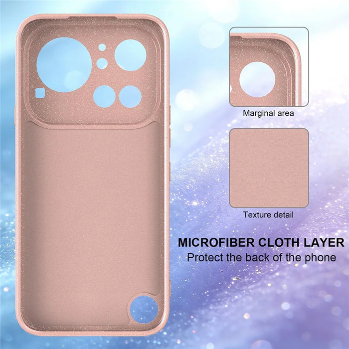 For Nothing Phone (4a) Pro Magnetic Case Glitter TPU Shockproof Phone Cover with Lanyard - Pink - 3