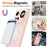 For Nothing Phone (4a) Pro Magnetic Case Glitter TPU Shockproof Phone Cover with Lanyard - Pink - 4