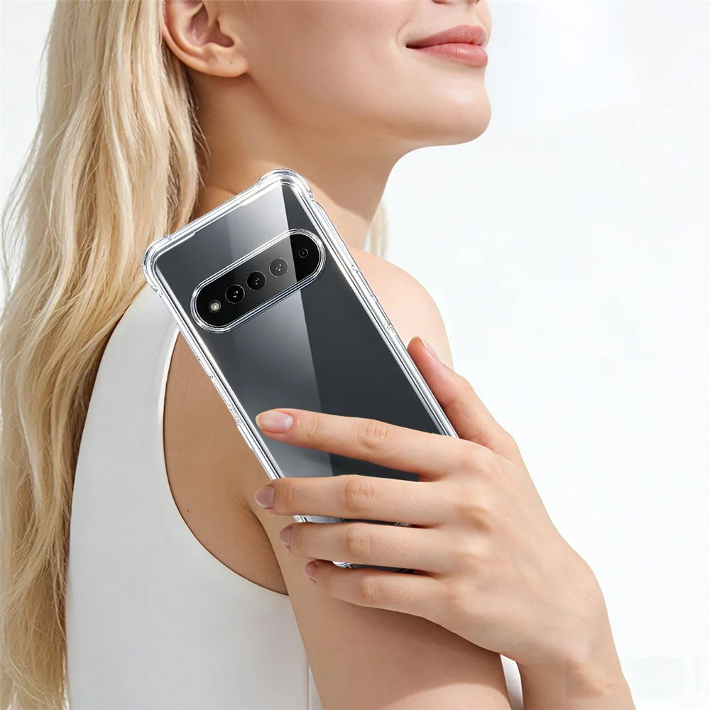 IMAK For Natural AI Phone Case TPU Phone Cover Airbag Shockproof Protection - Transparent - 5