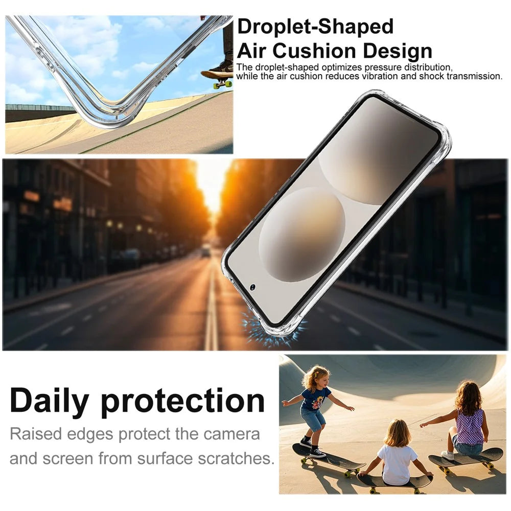 IMAK For Natural AI Phone Case TPU Phone Cover Airbag Shockproof Protection - Transparent - 7