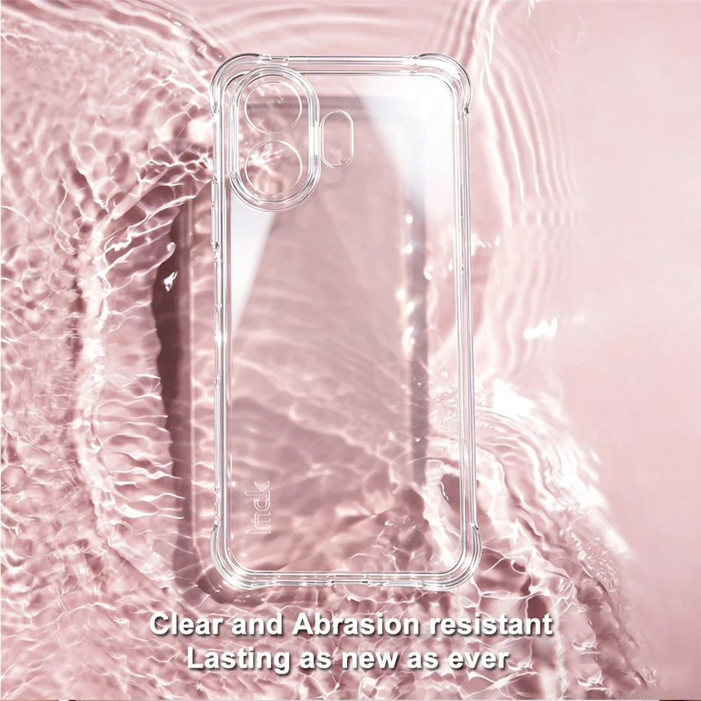 IMAK For TCL NxtPaper 70 Pro 5G Case TPU Phone Cover Airbag Shockproof Protection - Transparent - 4